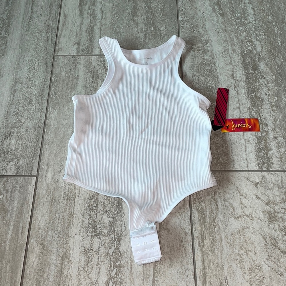 Cotton Candy White Junior Bodysuit S/M